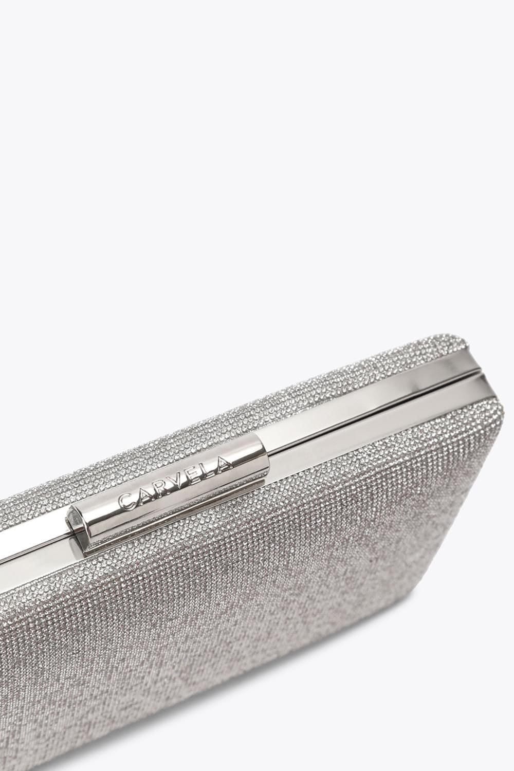 Carvela Carvela Women's 'Palio Hard Clutch' Bag in Silver - 4