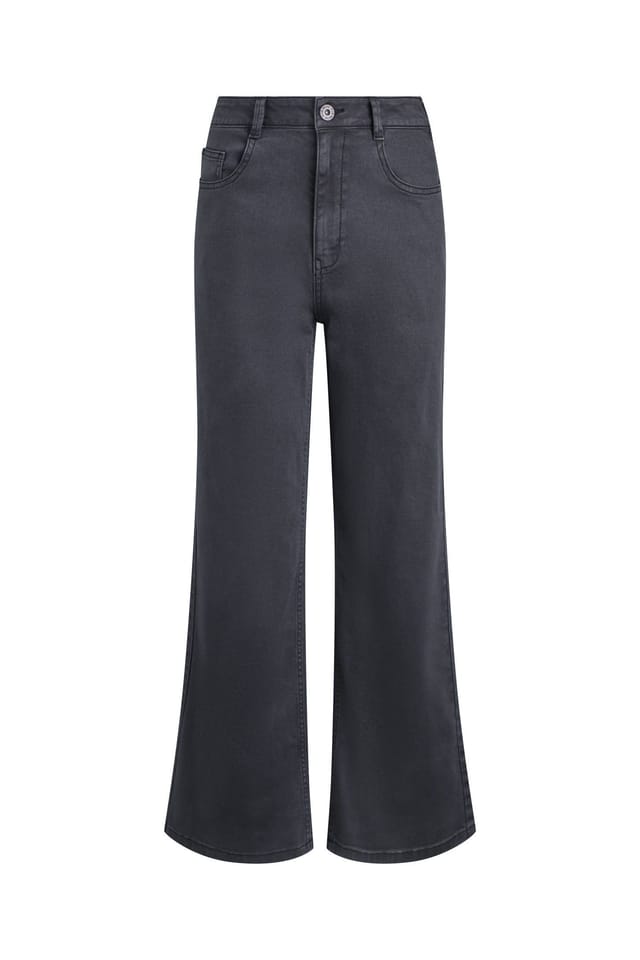 Weird Fish Weird Fish Women's Cora Wide Leg Jean in Black - 2