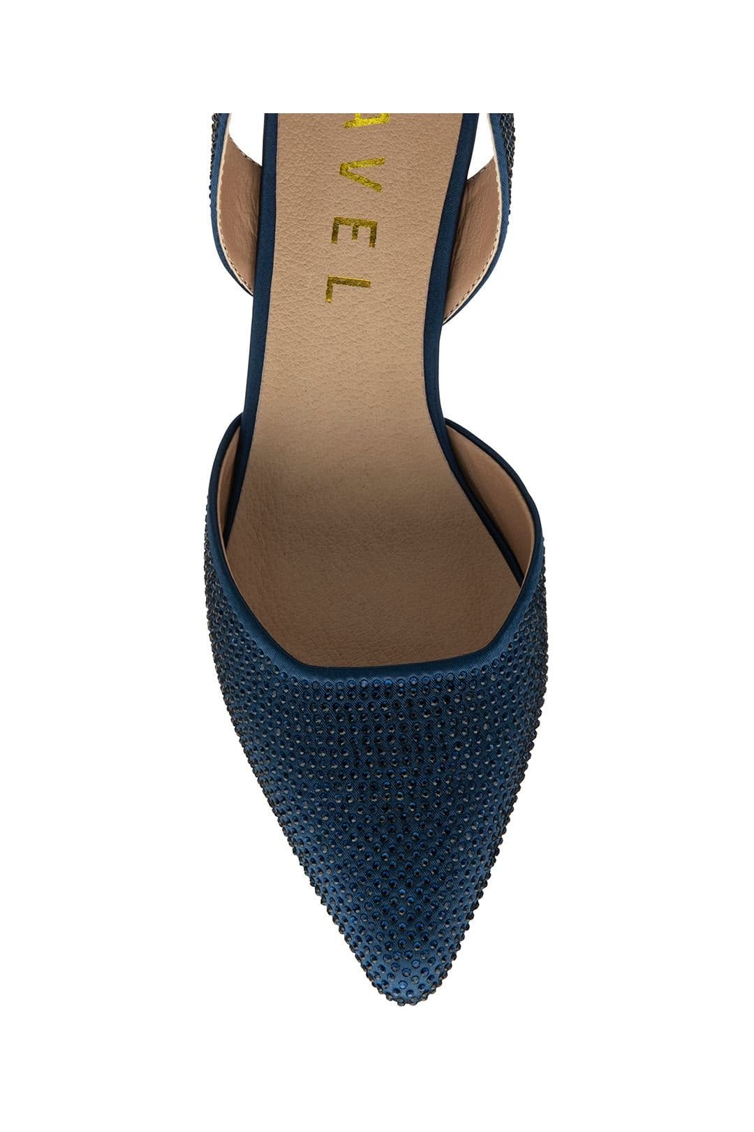 Ravel Ravel Women's 'Mallow' Satin Pointed-Toe Shoes in Navy - 4