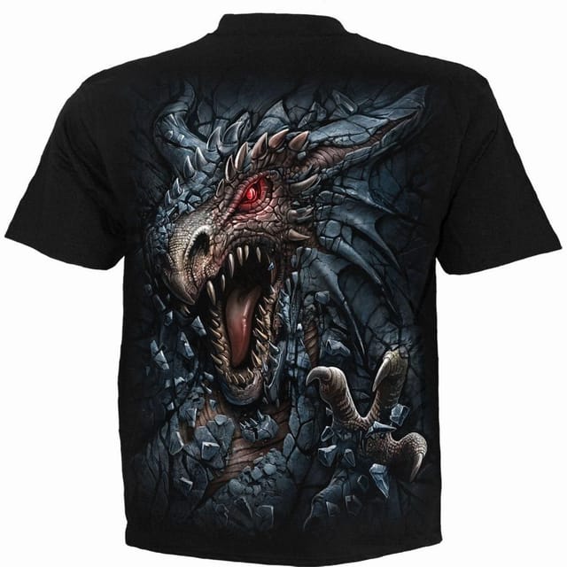 Spiral Spiral Men's DRAGON'S LAIR - T-Shirt Black - 2