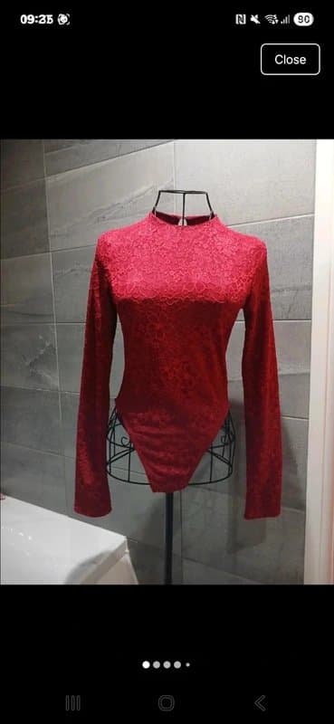 TikTok Tiktok 💕 b.n.i.p red / burgundy size 8 bodysuit