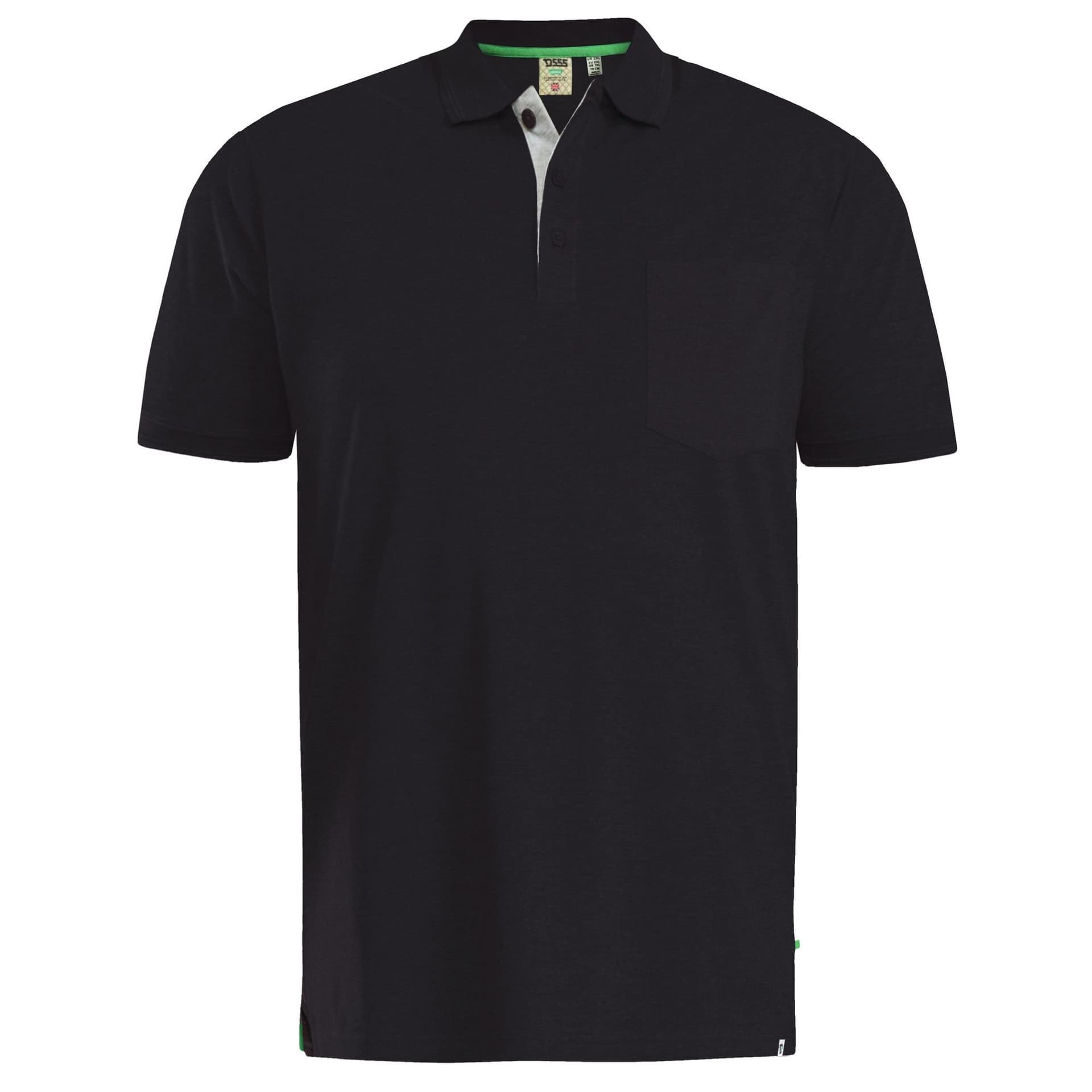Duke Clothing Duke Clothing Men's Grant Polo Shirt in Black