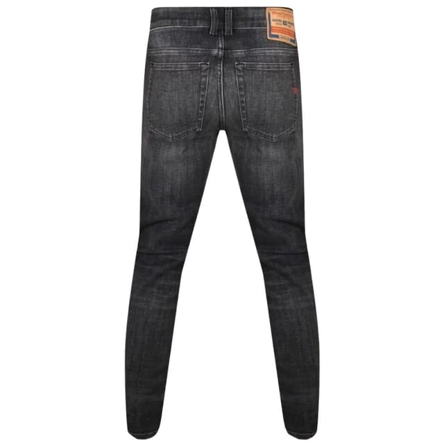 Diesel Diesel Men's 1979 Sleenker Black Faded Denim Jeans - 2
