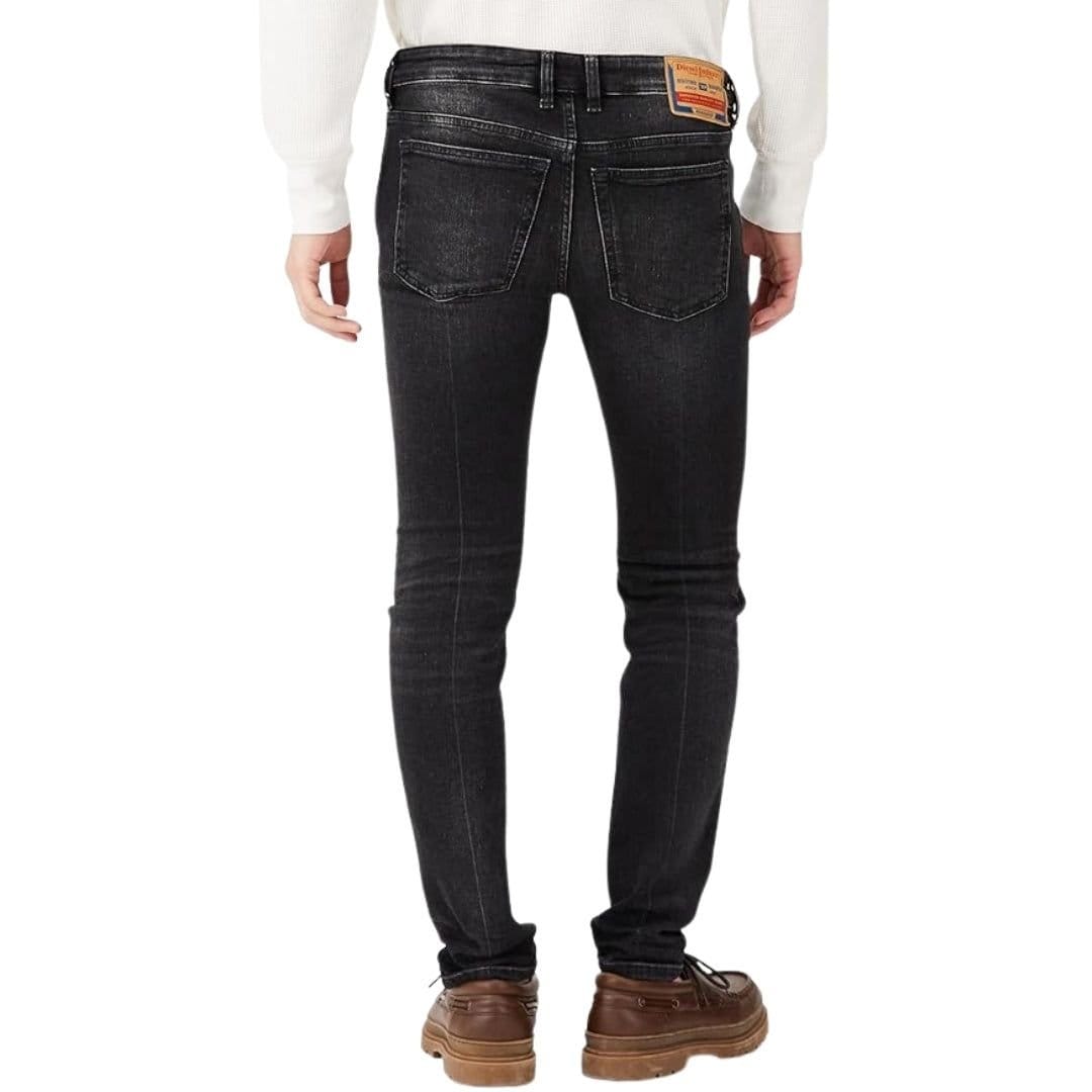 Diesel Diesel Men's 1979 Sleenker Black Faded Denim Jeans - 4