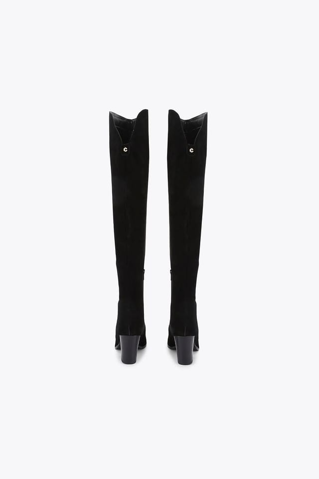 Carvela Carvela Women's 'Martano Otk' Suede Boots in Black - 3