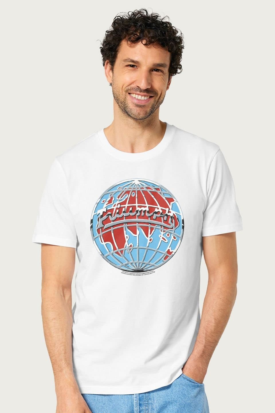 Triumph Motor Company Triumph Motor Company Men's Classic Car Badge Logo British Motor Heritage T-Shirt in White