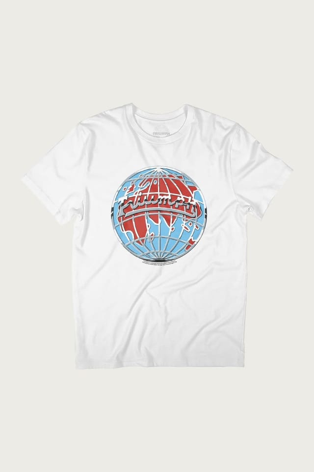 Triumph Motor Company Triumph Motor Company Men's Classic Car Badge Logo British Motor Heritage T-Shirt in White - 2