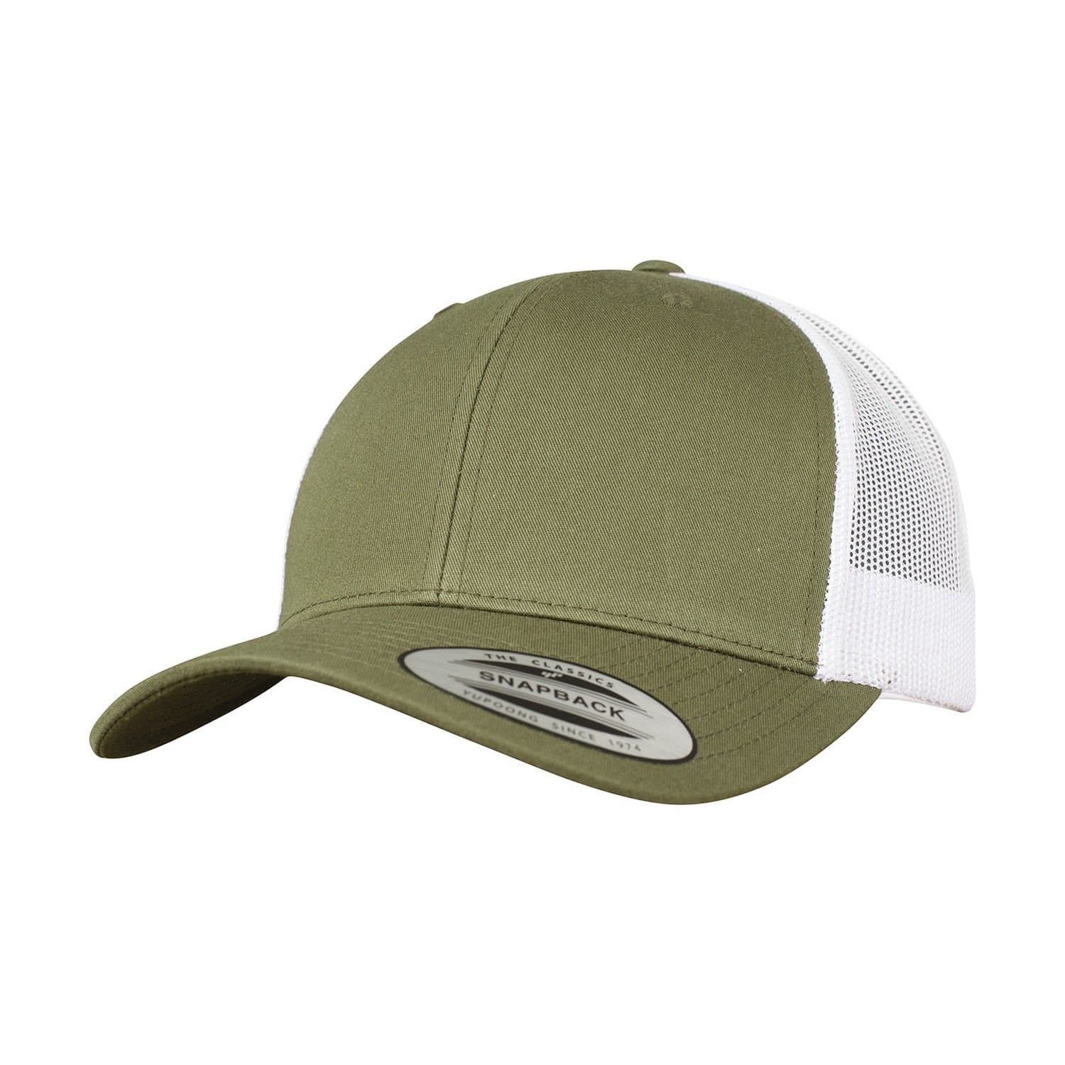 Classic Classic Men's Retro Two Tone Trucker Cap in Jade