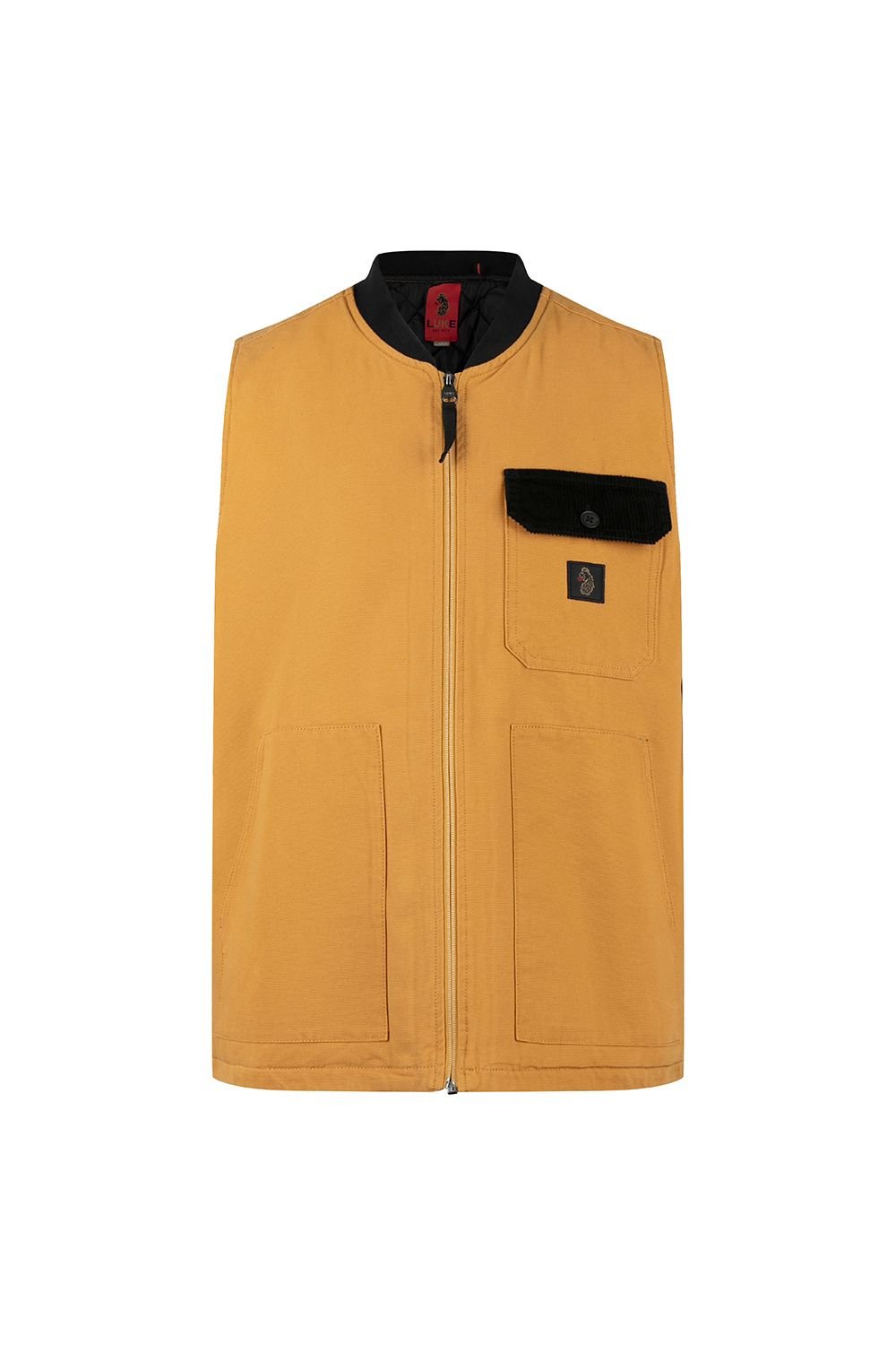 Luke 1977 Luke 1977 Men's Vyrnwy Gilet in Yellow - 4