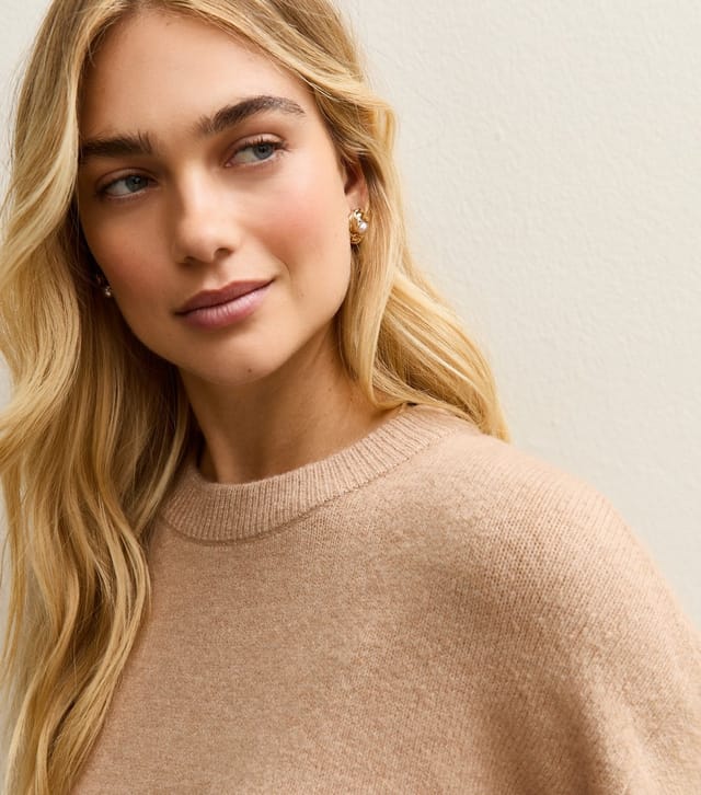 New Look Women's Camel Crew Neck Jumper New Look - 2