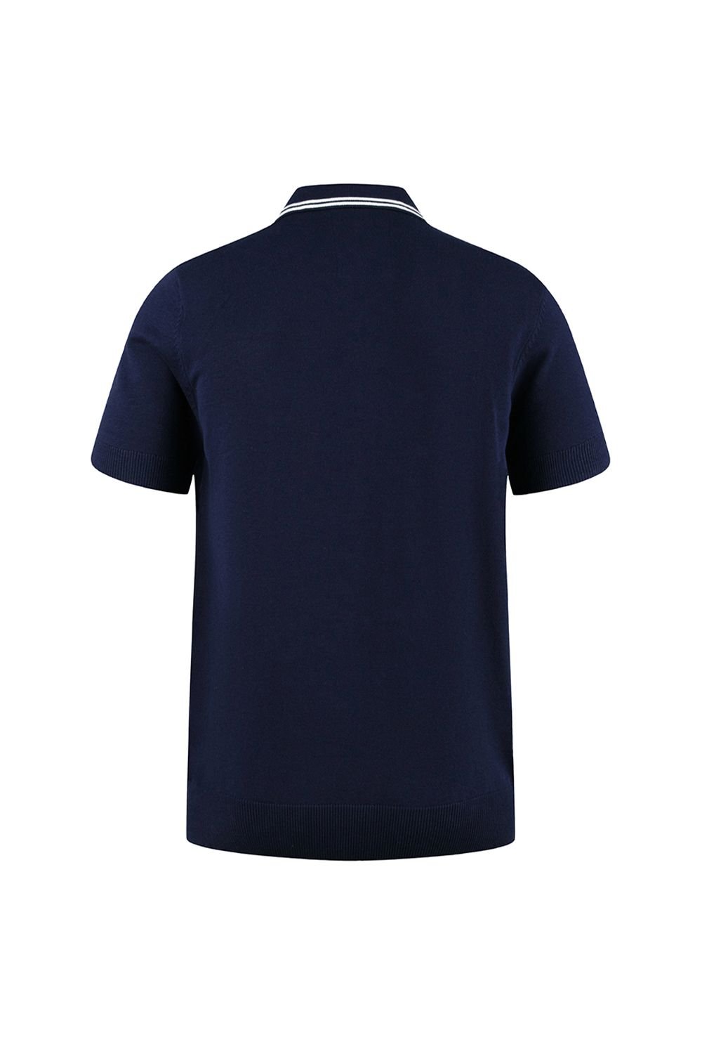 Luke 1977 Luke 1977 Men's Sebaco Junior Knitted Polo in Navy - 2