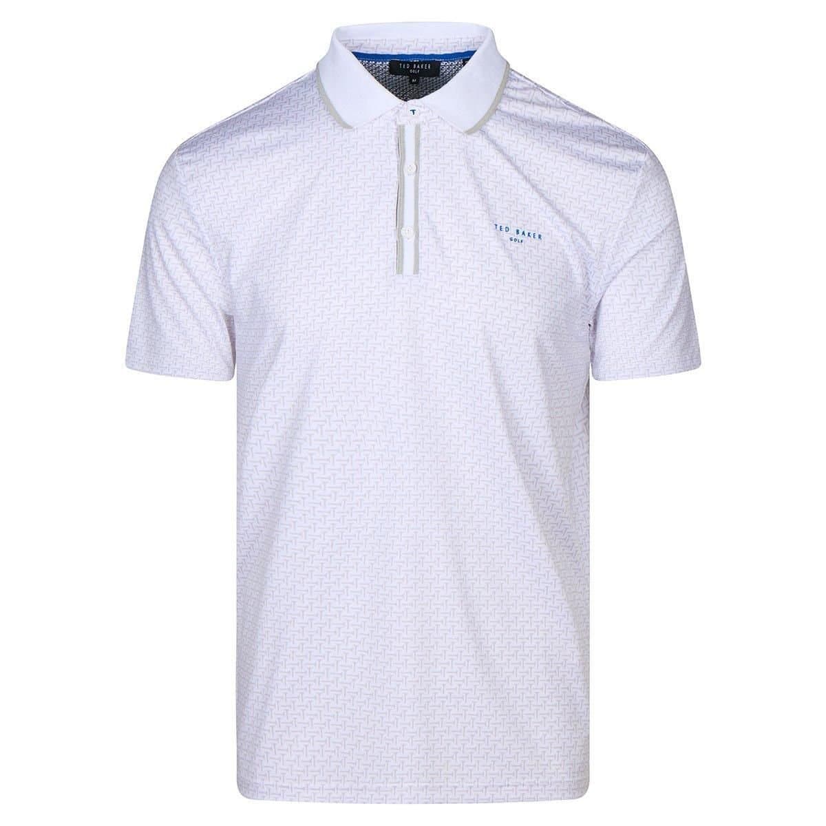 Ted Baker Ted Baker Men's Parre Golf Polo Shirt in White