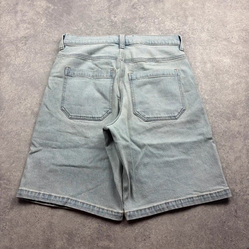 Hollister Hollister Jean Shorts Women's W28 Light Blue Baggy Denim Jorts