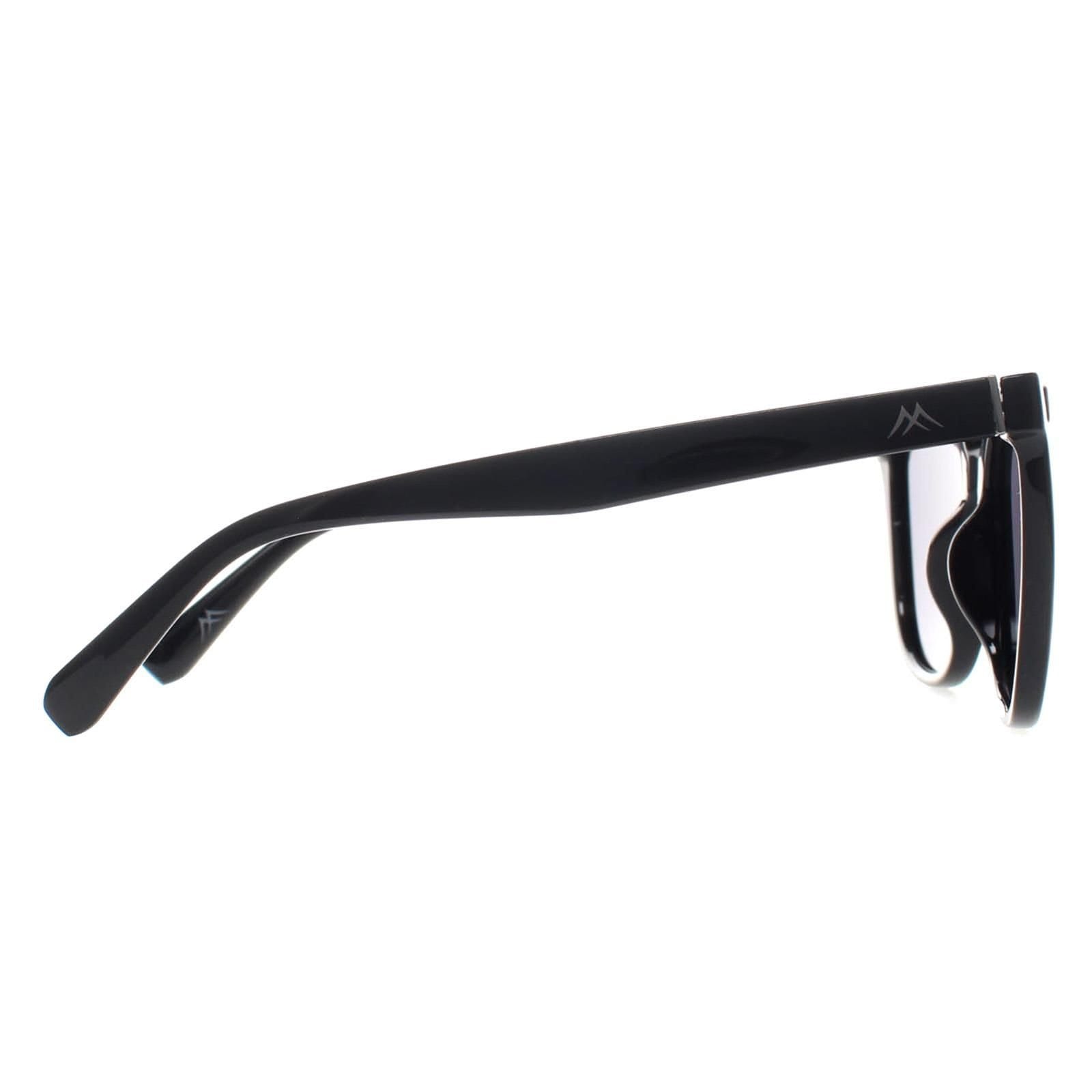montana montana Women's Butterfly Shiny Black Smoke Polarized MP190 - 4