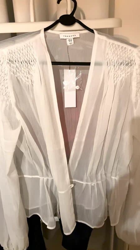 Topshop Topshop Sheer Chiffon blouse