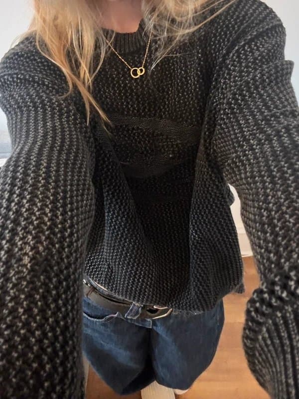 Bershka baggy knitted sweater