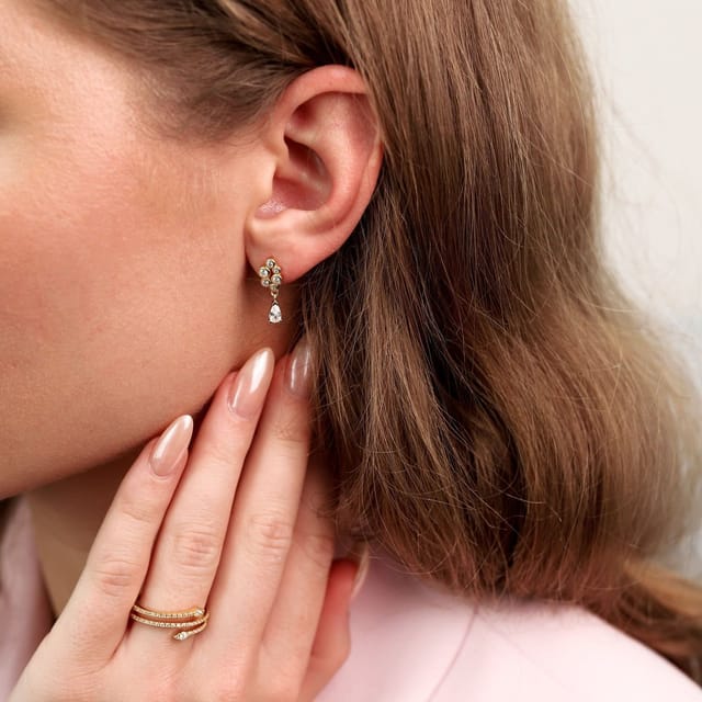 Gold Trip Gold Trip Women's Waterfall Earrings in Gold - 2