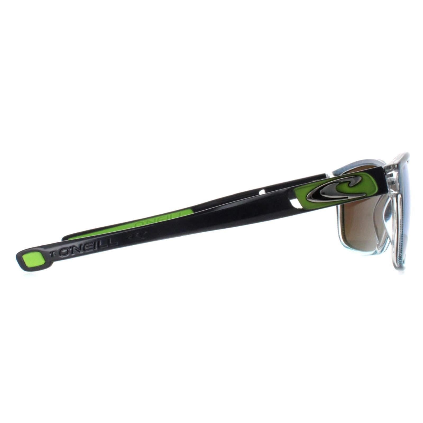 ONeill O'Neill Men's Rectangle Transparent Grey Green Mirrored Convair - 4