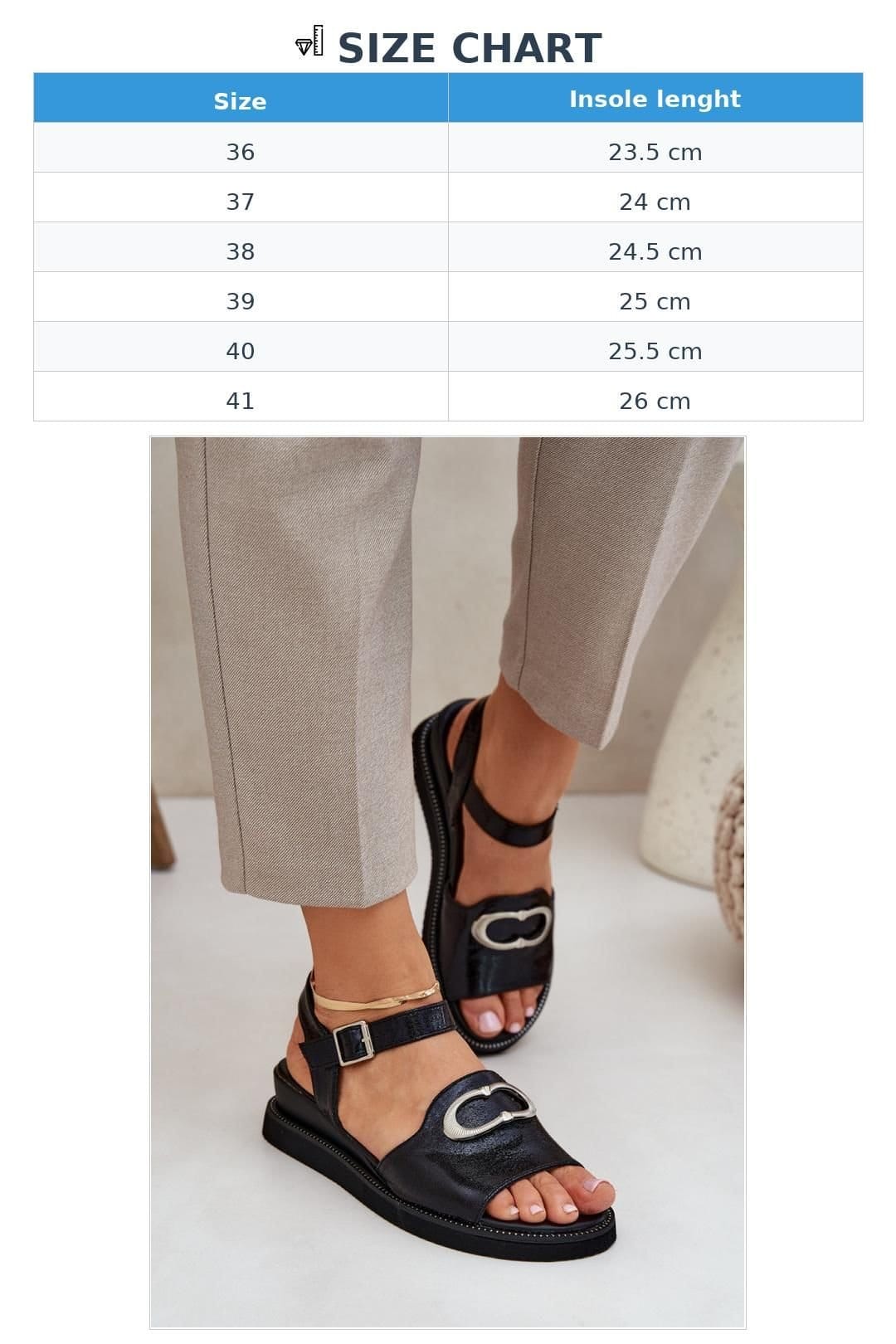 Love Lace Love Lace Women's Jezzi Wedge Sandals with Adjustable Buckle Strap Front Detail in Black - 4