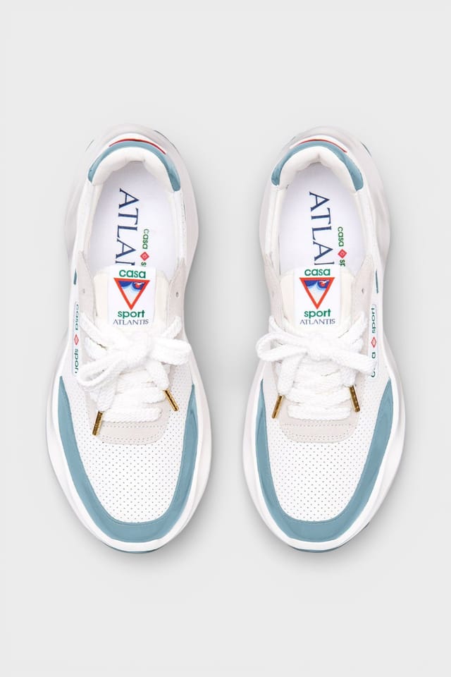 Casablanca Casablanca Women's Atlantis Sneaker White Light Blue - 3