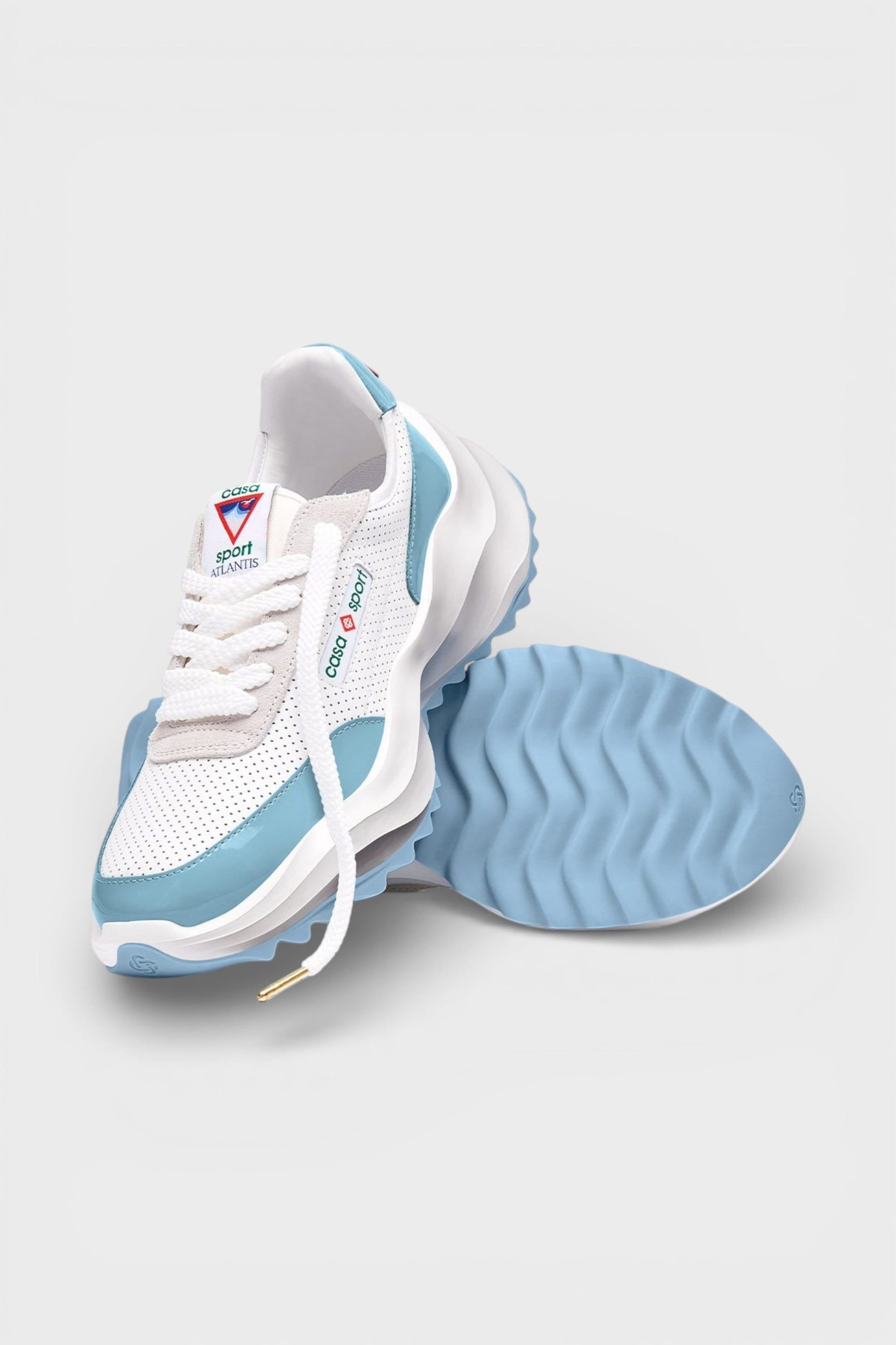 Casablanca Casablanca Women's Atlantis Sneaker White Light Blue - 4