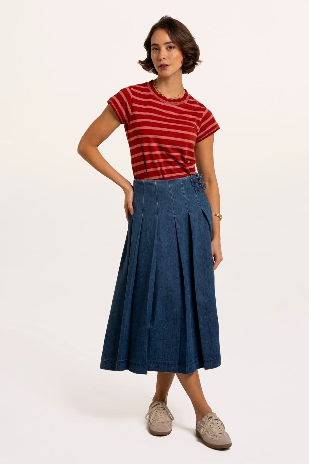 Brakeburn Brakeburn Women's Hiba Skirt in Blue