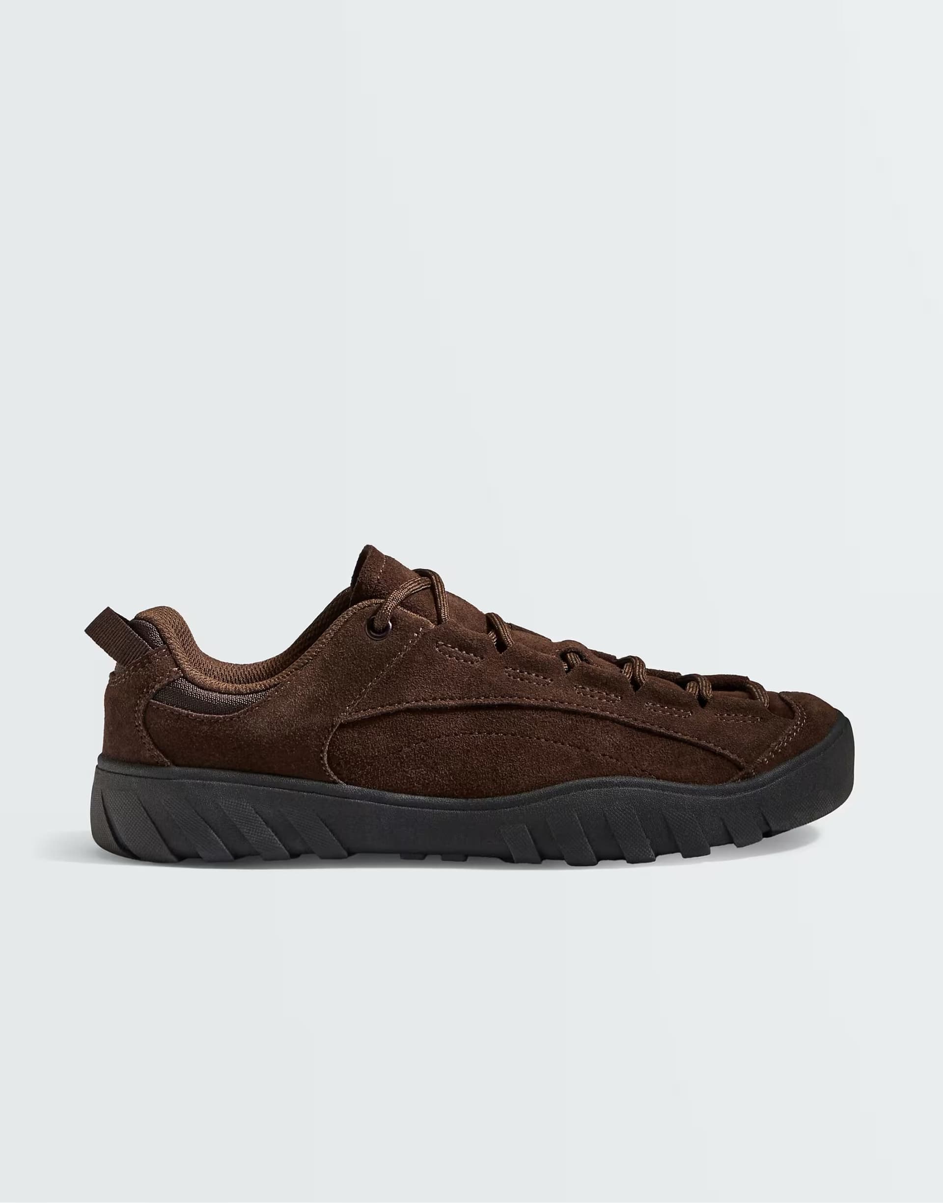 ASOS OYSHO Split-leather trainers in brown