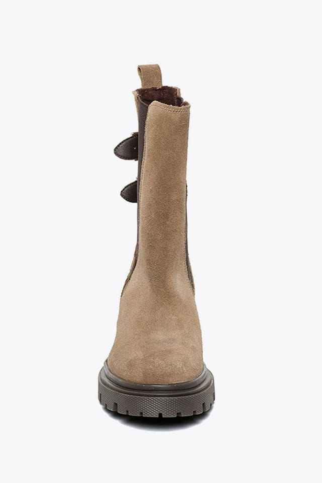 Steve Madden STEVE MADDEN Women's 'Ramy Boot Brown' Suede Boots in Taupe - 3