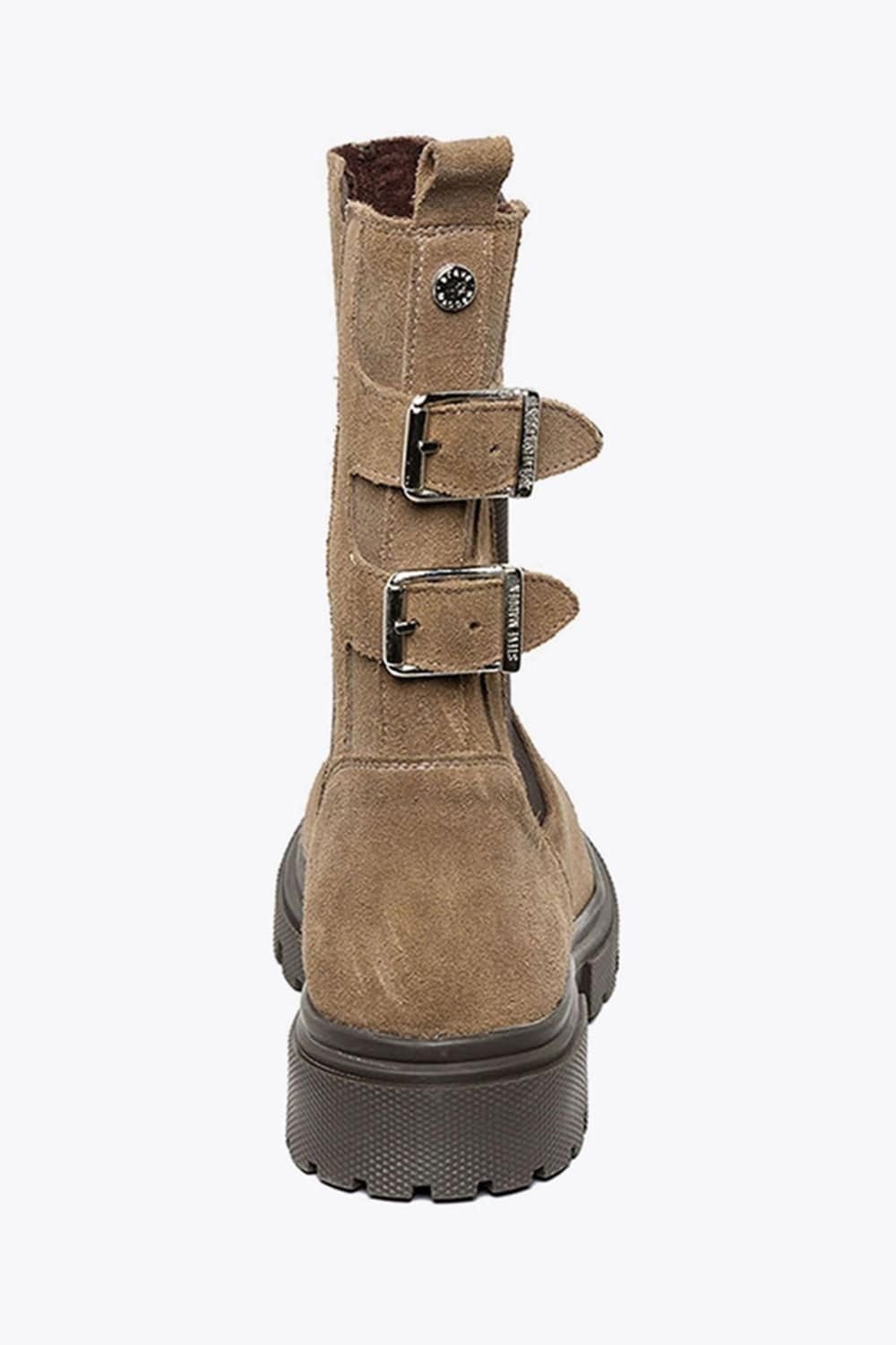 Steve Madden STEVE MADDEN Women's 'Ramy Boot Brown' Suede Boots in Taupe - 4