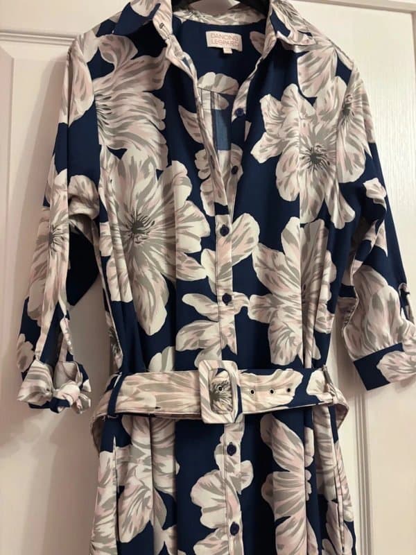 Dancing Leopard Dancing leopard statement plunge shirt dress wedding party holiday 18-20 same day post