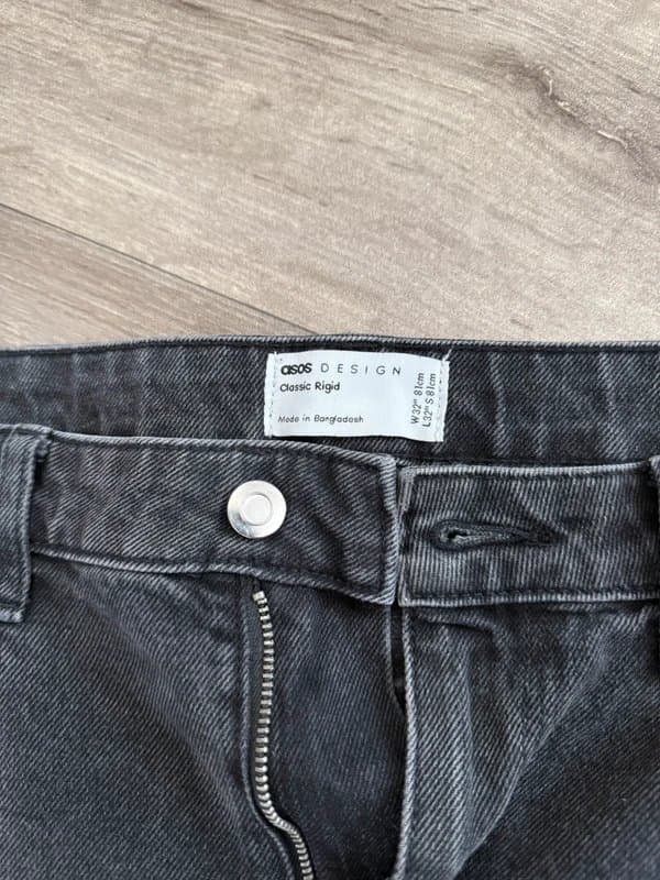 ASOS ASOS Classic Rigid Jeans Black (W32”L32”)