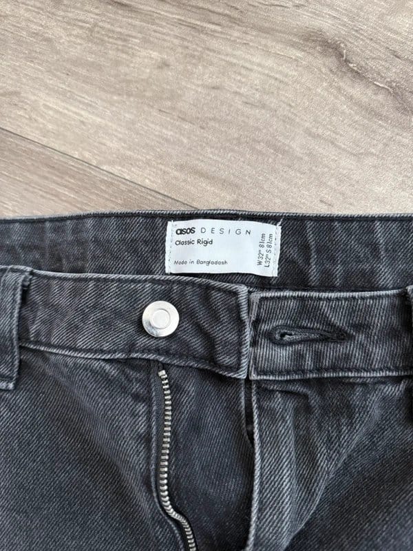 ASOS Classic Rigid Jeans Black