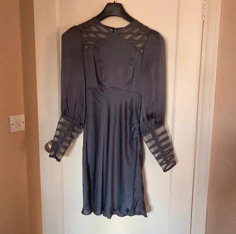 ASOS Mauve Silk Style Dress