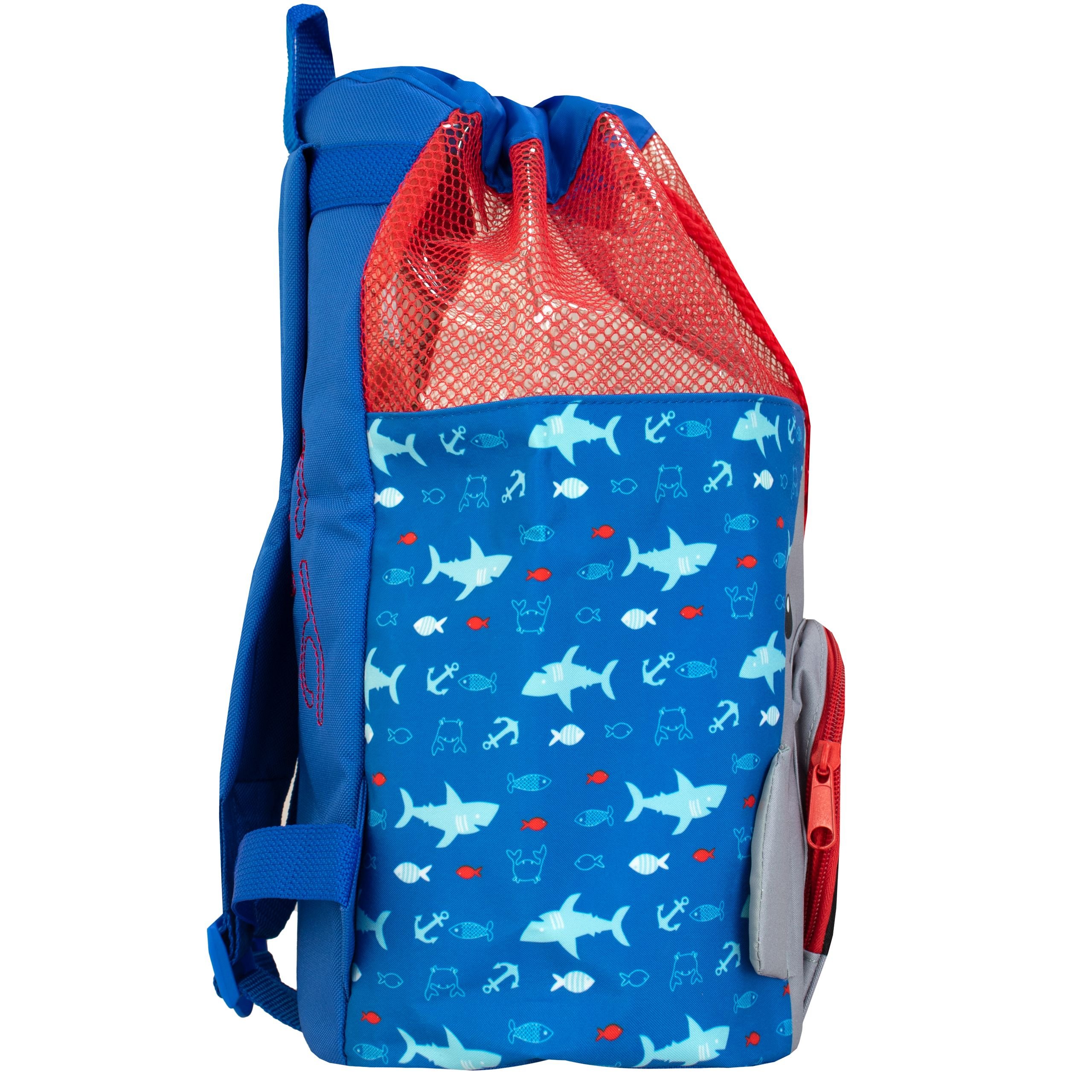 Harry Bear Harry Bear Men's Shark Swimbag in Blue - 3