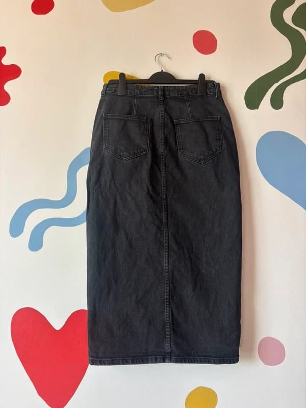ASOS Design ASOS Design Denim Midi Skirt - Size 12 Petite