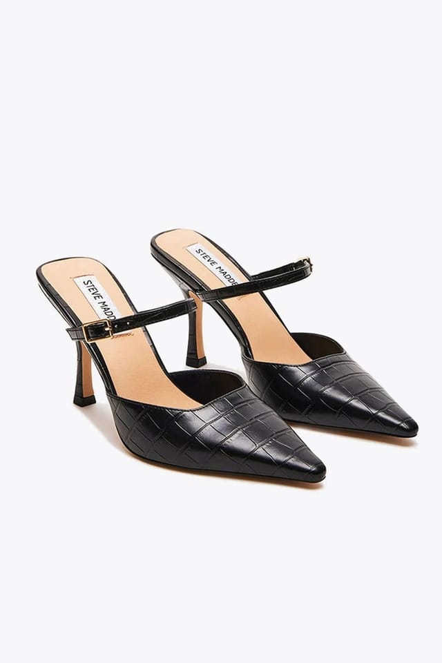 Steve Madden STEVE MADDEN Women's 'Brecki Heel Black' Heels in Black - 2