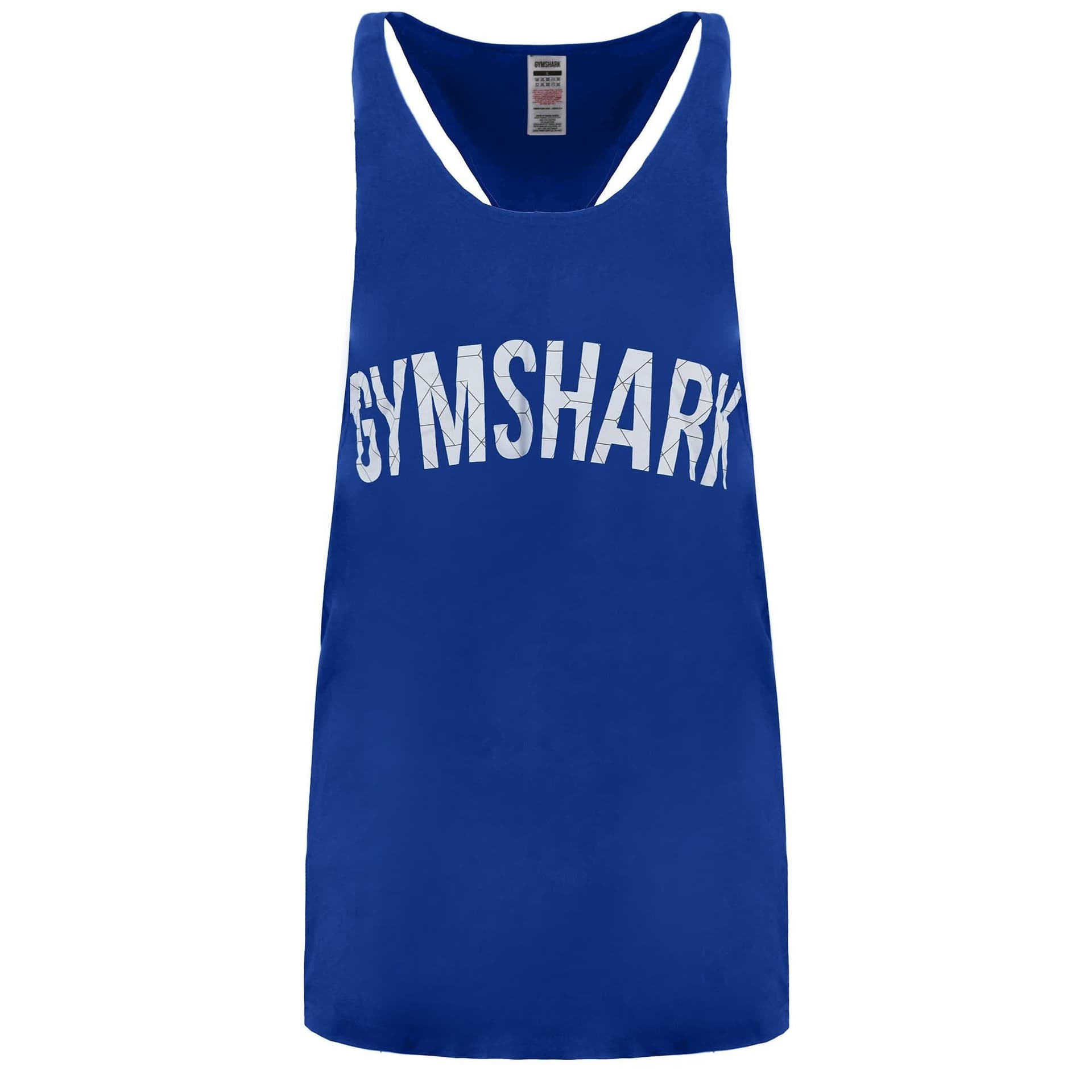 Gymshark Gymshark Men's Bold Stringer Blue Tank Top