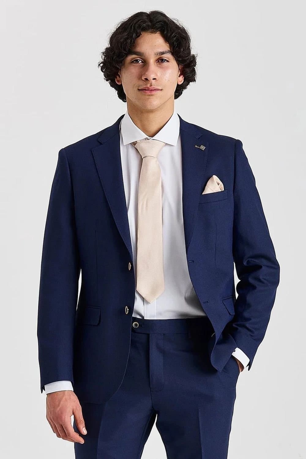 Paul Andrew Paul Andrew Navy Tailored Fit Summer Blazer