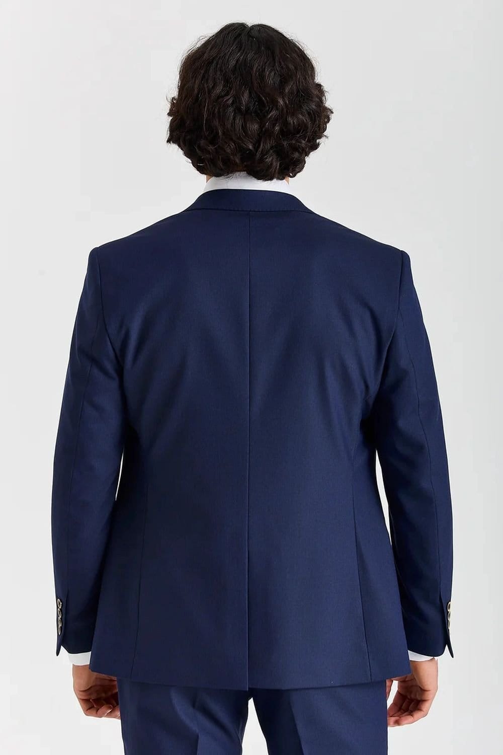 Paul Andrew Paul Andrew Men's Belmont Blazer Tailored Fit Summer Suit Jacket in Navy - 4