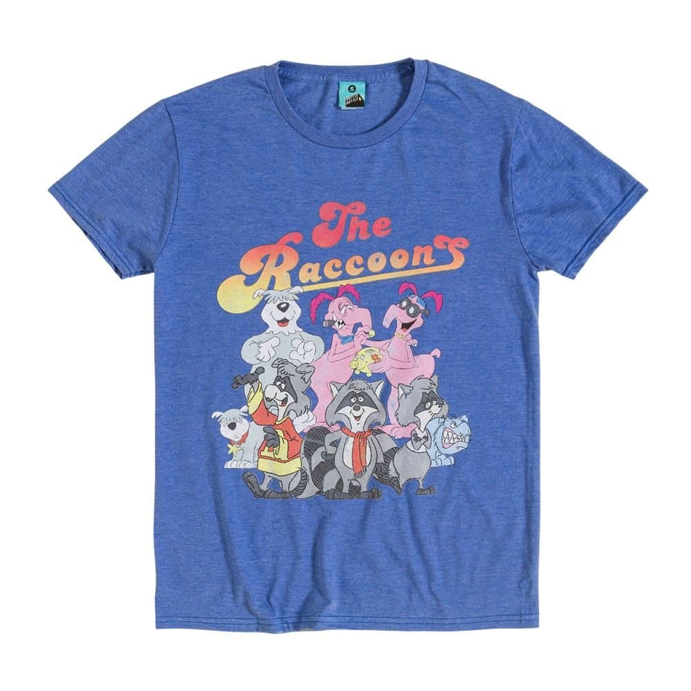 The Raccoons The Raccoons Men's Characters Marl T-Shirt in Blue
