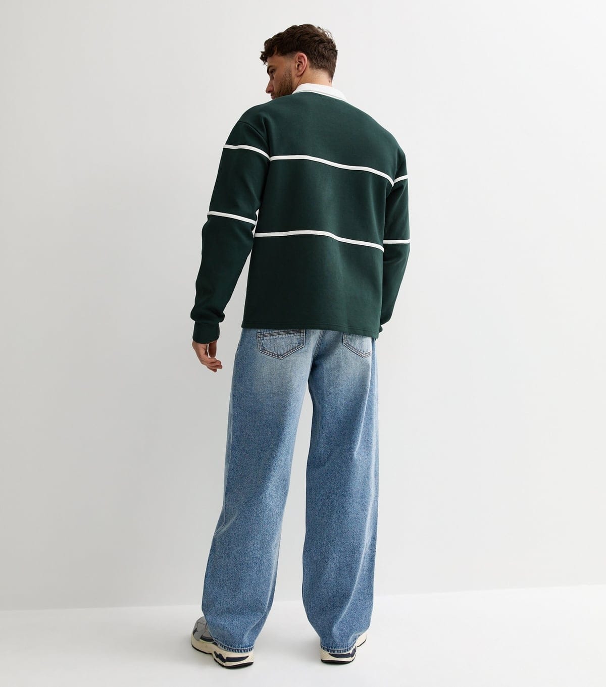 New Look Men's Blue Baggy Fit Jeans New Look - 4