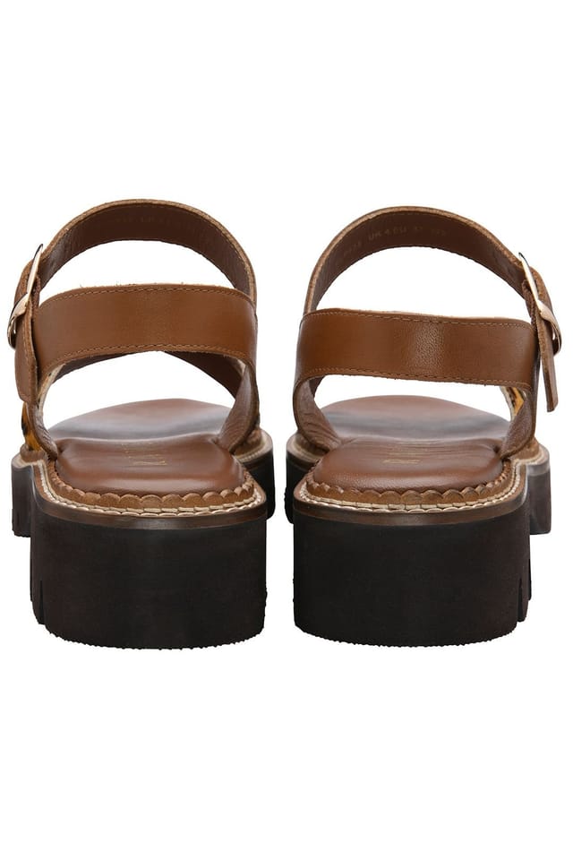 Ravel Ravel Women's Leopard-Print Leather 'Darras' Sandals - 3