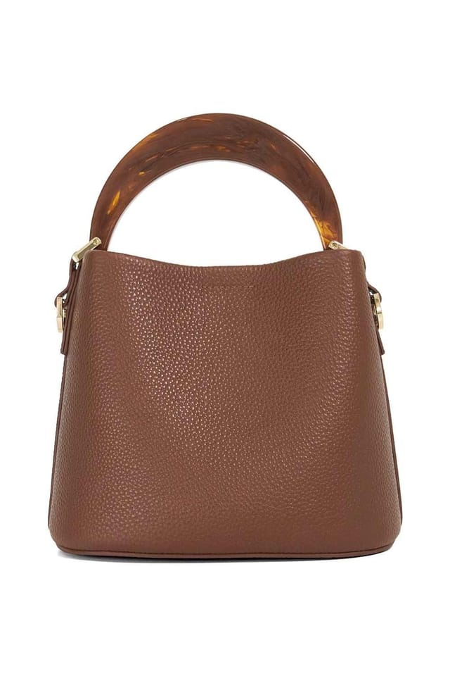 Dune London Dune London Women's 'Dharla' Leather Shoulder Bag in Brown - 2