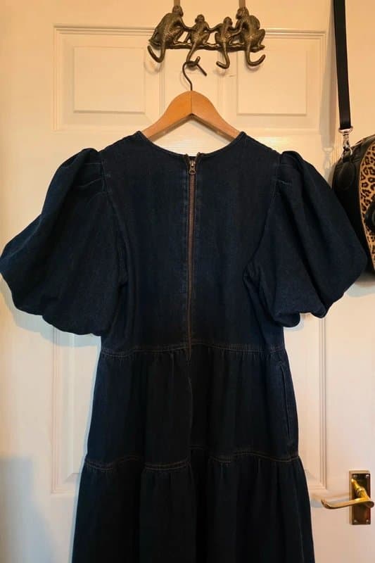 RO-ZO Ro & Zo Denim Tiered Maxi Dress