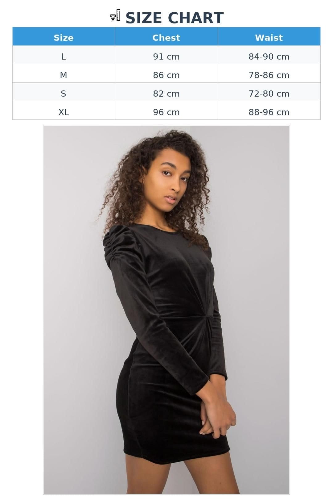 Love Lace Love Lace Women's Black Velour Fitted Evening Dress - 4