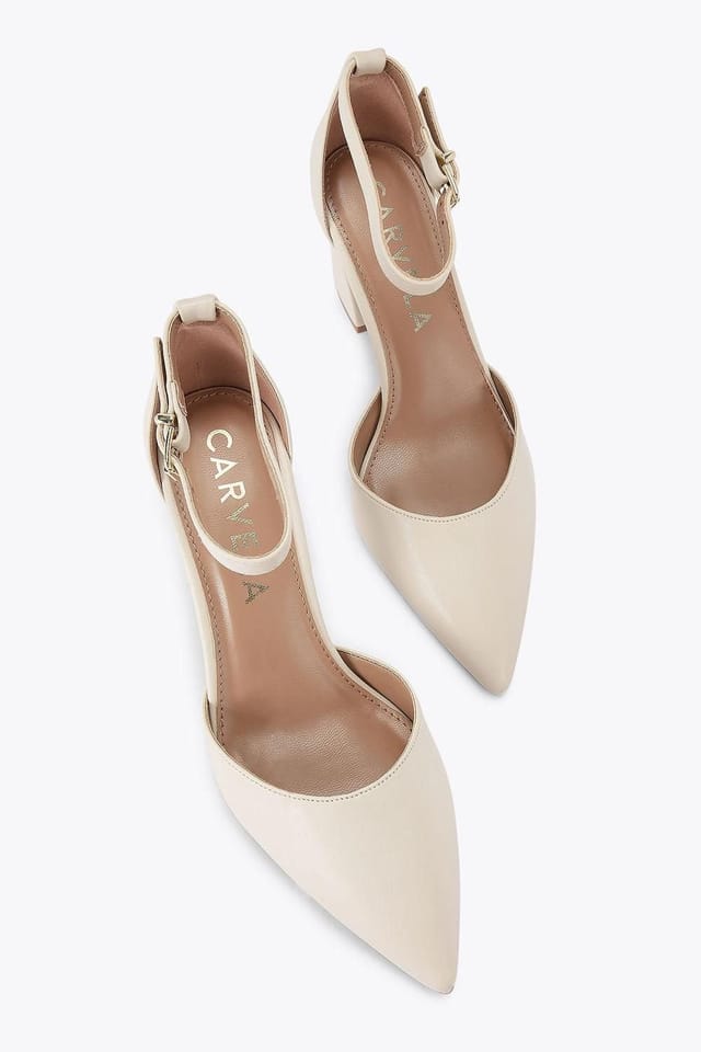 Carvela Carvela Women's 'Refined Court' Heels in Cream - 2