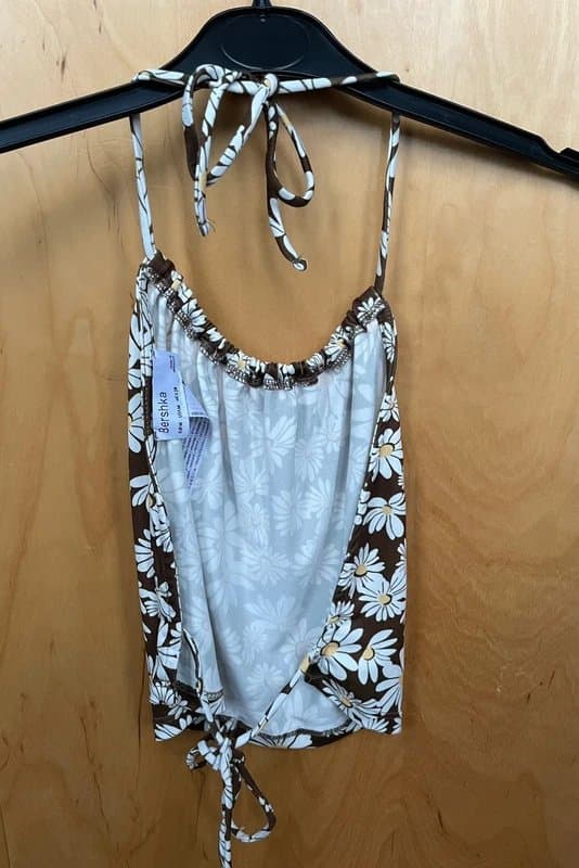 Bershka Backless, halter neck top