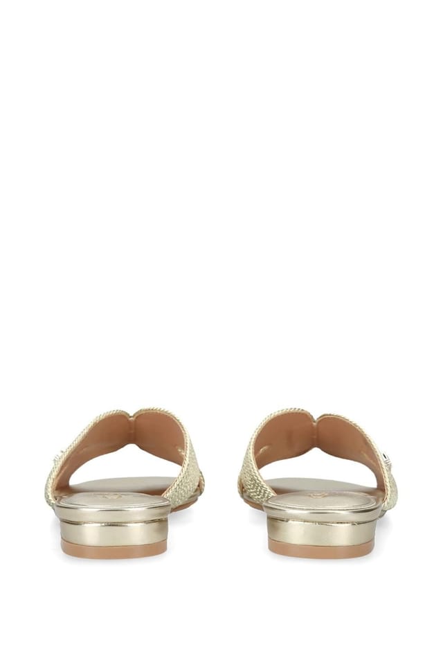 Carvela Carvela Women's 'Gala Mule' Fabric Flats in Gold - 3