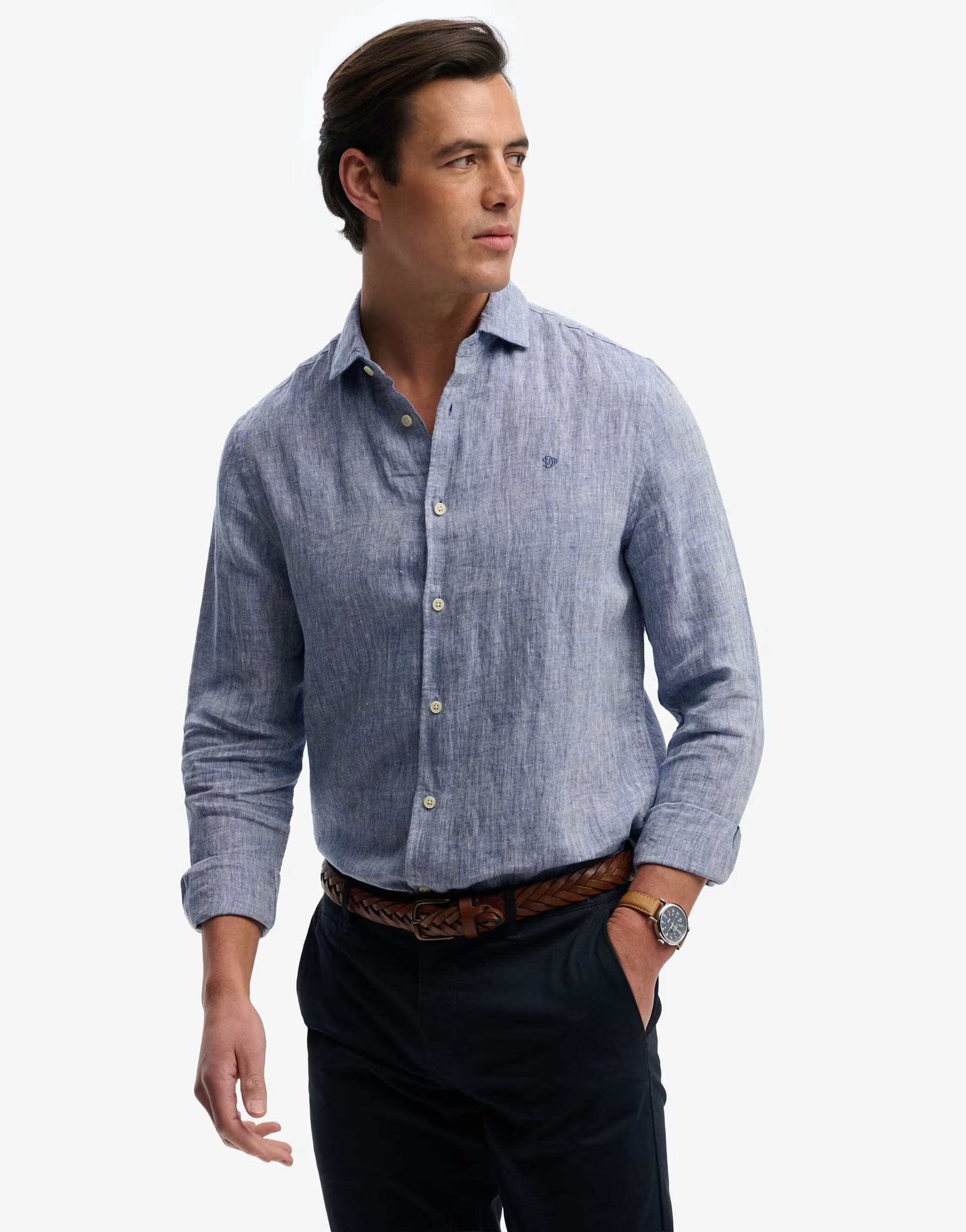 french blue chambray