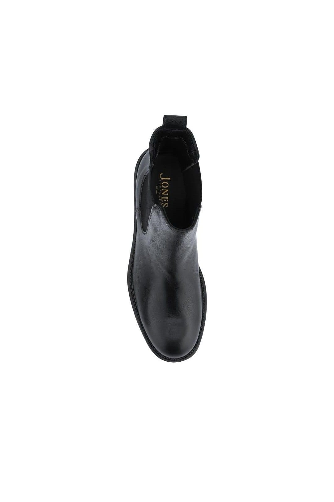 Jones Bootmaker Jones Bootmaker Women's Moxie Leather Heeled Chelsea Boots in Black - 4